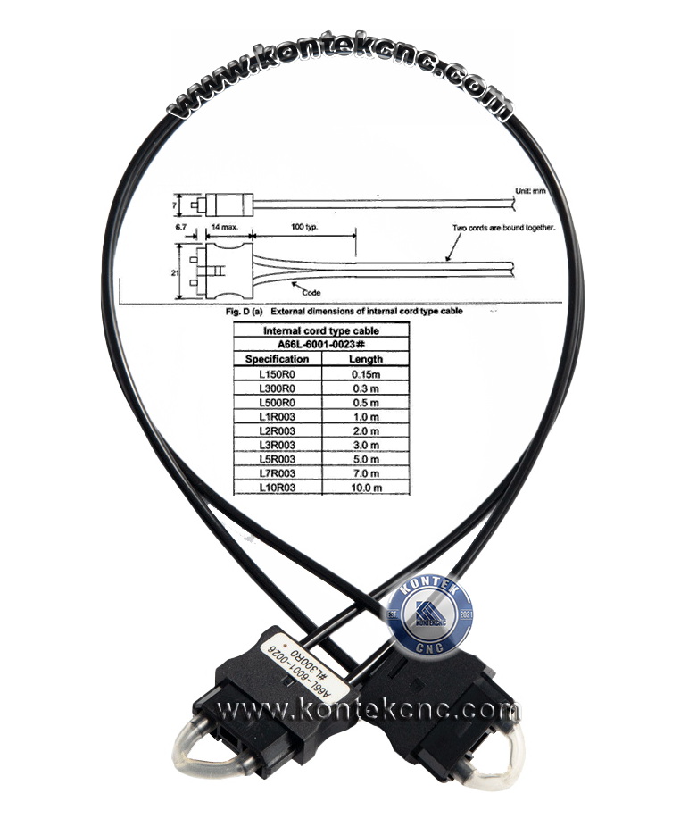 CNC OPTIK KABLO 1M ( A66L-6001-0026 )